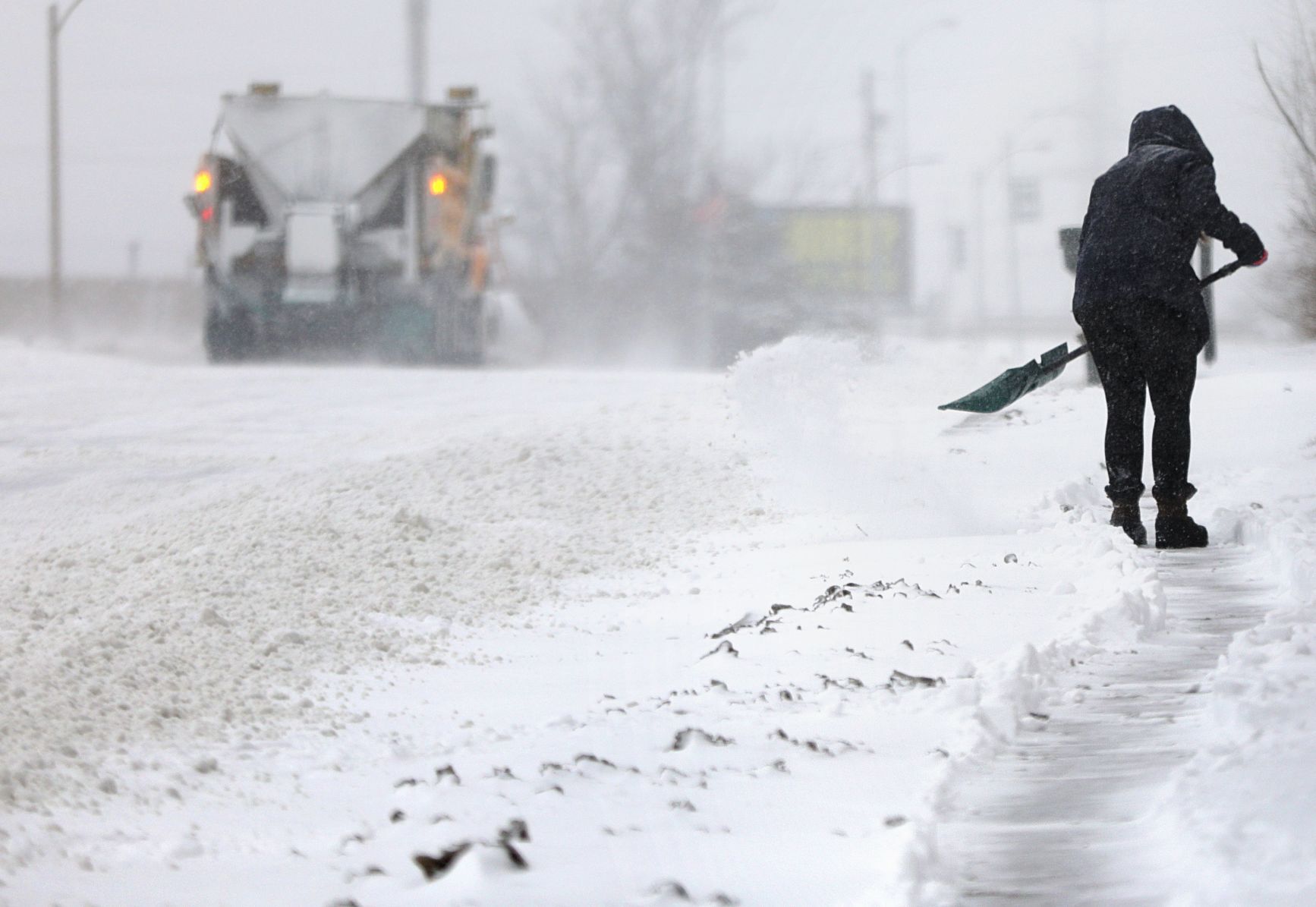 Cold and snow grips the St. Louis region